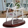 Classic Newton Cradle Balance Balls 5 Pendulum Balls Demonstrate Newton's Laws with Swinging Balls Physics Science Puzzle Desk Decor for Home and Office. 