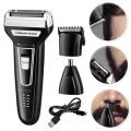 Men 3 In 1 Electric Shaver Nose Trimmer Rechargeable Beard Shaver Shaving Machine Floating Electric Razor Hair Trimmer. 