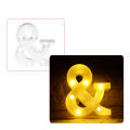 DIY 3D Letter Light LED Night Lights 26 English Marquee Sign Alphabet Night Lamp Atmosphere Home Wedding Birthday Decor Light. 