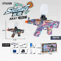AK-47 Gel Blaster Soft Bullet Shooting Gun Toy for children Safe and Fun for Kids Outdoor Play. 