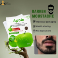 Apple Hair Color Dark Brown / Black Hair Dye Cream (30ml x 10Pcs) – Natural Hair Color with No Scalp Touch, Long-Lasting Black, Lead-Free & Non-Toxic (quick 5 min dye). 