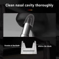 Nose Trimmer for Men Stainless Steel Manual Trimmer for Nose Vibrissa Razor Shaver Washable Portable Nose Ear Hair Trimmer. 