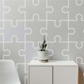 Jigsaw Puzzle Pattern Stencil for Coloring Scrapbooking Embossing Decorative Template. 