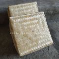 (B2501) Sepair Of NATURAL besek 25X25X8 besek Bamboo Woven Unique Bamboo Duck jumbo Ducksek. 