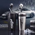 Stainless Steel Car Water Bottle with Straw Drink Bottle Fast and Furious 10 Thermos Cup with Lid Rocker Drinking Set 500ml. 