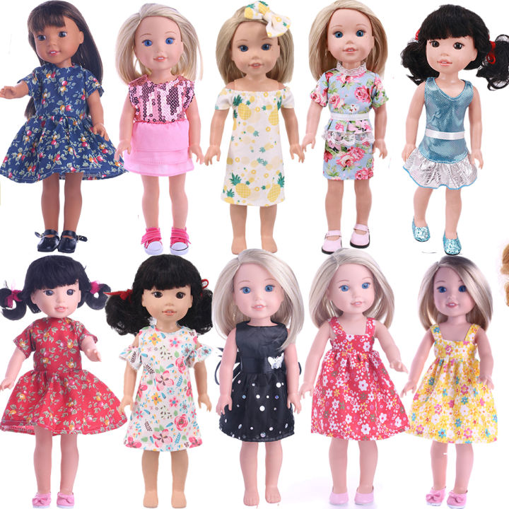 New Fashion Doll Clothes Dress Accessories For 14.5 Inch Wellie Wisher Nancy 32-34 Cm Paola Reina Girl's Gifts Moonlight