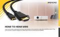 BRENDAZ HDMI Mini HDMI to HDMI Cable, Mini HDMI Connector (C) Cable Compatible with Nikon D3300 D3200 D5300 D5600 D7000 D7100 D7200 D3 D300s D3x DSLR Camera. 
