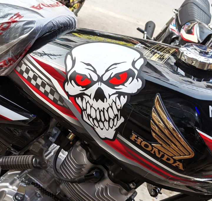 Skull Sticker For Honda 125 (New Tranding)