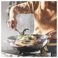 IKEA Wok Stainless Steel Non-Stick Coating. 