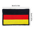 Country Flag Patch Stripes Embroidered Russia UK France EU Netherlands Flag Tactical Patches Army Applique Stripe Badge. 