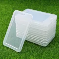 Clear Waterproof Transparent PVC ID Card Cover Plastic Card Holder Case To Protect Credit Cards Bank ID Card For Student. 