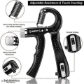 5kg–60kg Adjustable Hand Gripper with Counter – Mechanical Forearm Exerciser for Strength Training & Recovery (Multicolor). 