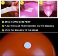 100 Points Balloon Attachment Glue Dot Attach Balloons  Wall Stickers Birthday Party Wedding Decoration Supplies. 