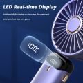 AnDyN Kimp Portable Mini Fan USB Rechargeable Mini Fan Adjustable Cooling Fan Handheld Fan with Battery LED Display. 