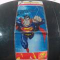 Superman Theme Table Cover For Birthday Party Supplies, Decorations and Celebrations. 
