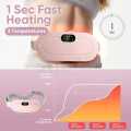 PERIOD CRAMP RELIEF BELT -Portable Menstrual Heating Pad, Heated Belly Belt for Menstrual Cramp Relief with 4 Heat Levels and 3 Modes, Electric Belt Massage for Women and Girls - Period Pain Electric Warming Belt Massager for Women-Massager. 