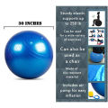75CM Antiburst Exercise Gym ball with air pump, yoga ball, yoga ball 75cm, exercise ball. 