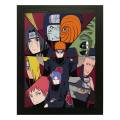 Naruto Anime Poster Frame, Framed Anime Akatsuki Posters - Raqeeq OFD151. 