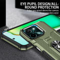 Vantime for vivo Y28 4G Armor Case Hard ShockProof Dual layer Ring Stand Cover. 