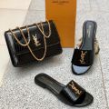Good Will Combo Set – Affordable Flats Slippers and Handbag Set for Women. 