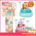 【New】 ZAPPO Baby Bath Toy Electric Rotating Cup Water Spray Lion Rabbit Bumper Boat Water Play Toy. 