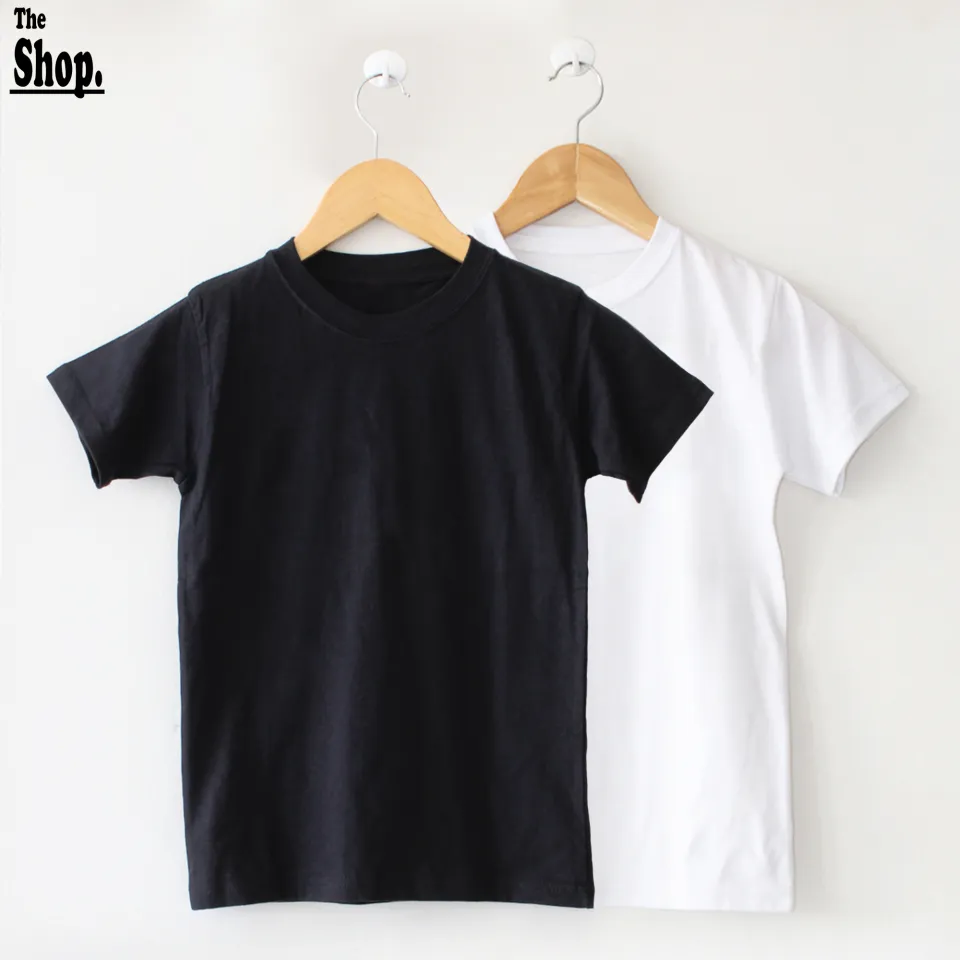 The Shop Pack Of Basic Fashion Black White T Shirt For Men Women  BW-MW1