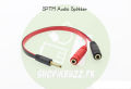 SPTM Audio Splitter 3.5mm Plug Jack Stereo Audio Splitter Earphone Headset Mic Cable Adapter Connector Noodle Extension Cord| Shopikbuzz. 