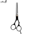 Monja Black Professional 6 Inch Stainless Steel Adjustable Thinning Scissors Cutting Shears Barber Styling Set Hairdressing Set. 