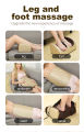 electric foot air compression full leg massage roller foot massager mat with knee heating function. 