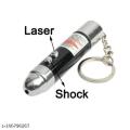 Mini Laser Light Keychain Toy – Creative Pocket-Size LED Laser Pointer with Key Ring, Multi-Function Novelty Gadget for Kids, Friends & Everyday Use, Silver Color. 