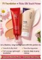 FV Foundation + Flicka Silk Touch Primer | Flawless Makeup Base Combo | Lightweight Full Coverage Foundation & Hydrating Pore‑Blurring Primer | Long‑Lasting Smooth Finish | Suitable for All Skin Types | Cruelty‑Free Beauty Set. 