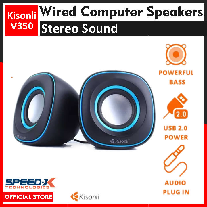 Kisonli V350 Usb 2.0 Mini Stereo Sound System Speaker