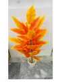 3 feet artificial orange leaves floor plant. 