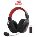 Redragon H510 ZEUS PRO Wireless Gaming Headset Tri-Mode Connectivity 7.1 Surround Sound 53MM Audio Drivers in Memory Foam Ear. 