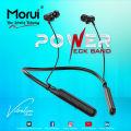 Morui ME06 Power Neckband | Wireless Stereo Bluetooth 5.3 Headphones | Voice Changer Earbuds | Gaming Headset | AirPods Alternative | Hands-Free for Calls & Music. 