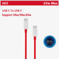 Oneplus Original Cable 100W Supervooc Dash Warp Charge Type C Fast Charging Cabel One Plus 11 5G 10 Pro 10T Nord 2T 9RT 9 8 T 7. 