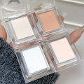 Matte White Highlight Eyeshadow Makeup Palette Face Matte Highlighter Natural Brighten Powder 3D Cosmetic. 