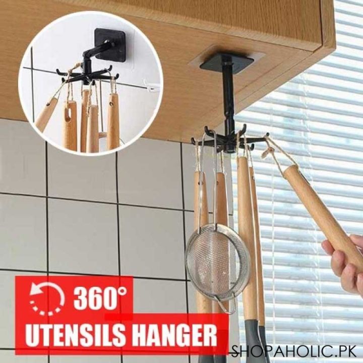 360 Degree Rotating Folding Hood kitchen organizer