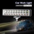 Car Work Light White and Yellow Color Flood Light 6500K Work Light Fog Lamp Driving Lamp Spot Light Work Lamp Spot Beam Spotlight Headlight for Off Road SUV Car Boat Truck Motorcycle Construction. 