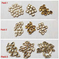 Pack of 1 Real Kundan Beads DIY Sewing Jewelry Decoration, DIY,  60 Pcs Total (20 Pcs Each). 