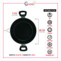 KLASSIC Casserole / Cooking Pot 28Cm with Glass Lid Non Stick. 
