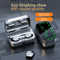 YD-03 & YD-05 Wireless Bluetooth Earphones In-Ear ENC Noise Reduction Headphone Waterproof Earbuds Digital Display TWS Bluetooth Earphones HD Stereo Fingerprint Touch Noise Cancelling Gaming Headset With Mic.. 