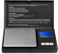 Ascher 200 gram Portable Digital Pocket Scale with Back-lit LCD Display 200x0.01 gram Black. 