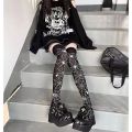 Subculture Classic Lolita Black Goth Cute Stockings Thigh Highs Japanese Girls Gothic Punk Retro Spider Web Skull Bat Long Socks. 