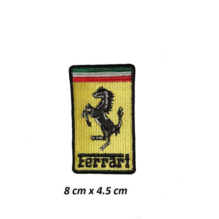 Ferrari embroidery iron on sew on patch for t shirt cap jeans bag badge#1655
