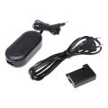 ACK - E10 AC 100 - 240V Adapter with DC transformer Cable Kit for Canon EOS 1100D / Kiss X50 / Rebel T3 (Black). 