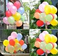 Pack of 25/50/100 Pieces Multicolor 12" Rainbow Latex Balloons Assorted Colors for Vibrant Birthday, Baby Shower, Wedding Party Decorations. 