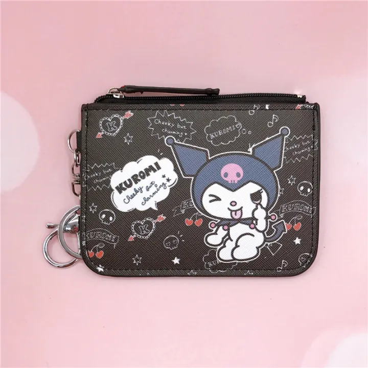 Cartoon%20women%20Kuromi%20work%20card%20holder%20hello%20kitty%20girl%20children%20permit%20card%20badge%20holder%20wallet%20purse%20coin%20purse%209x12cm%20-%20Image%204