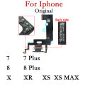 Original Charger Module Usb Port Dock Connector for IPhone 7 8 Plus X XR XS Max 7P 8P Fast Charging Board with Ic Chips Flex. 