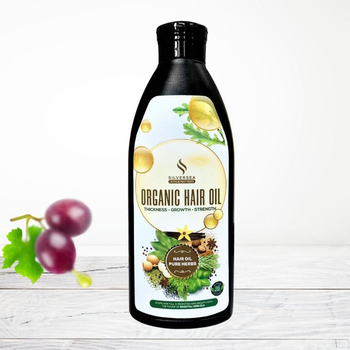 Organic Hair Oil For Long Hair (100 % Natural) - Natural Hair Oil For Hair Growth - 160 ml